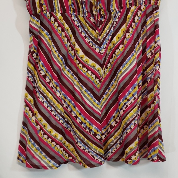 Lucky Brand colorful Top size small - Picture 3 of 7